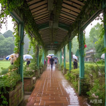 “80年代暖廊，校园新地标”