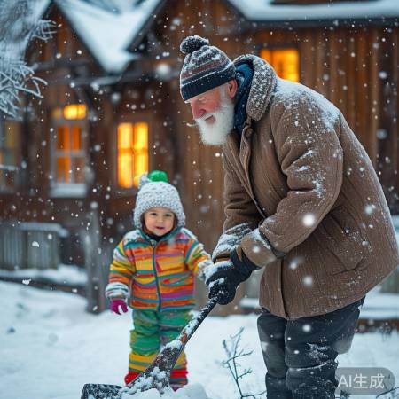 冬雪提醒保暖，保护自然礼物