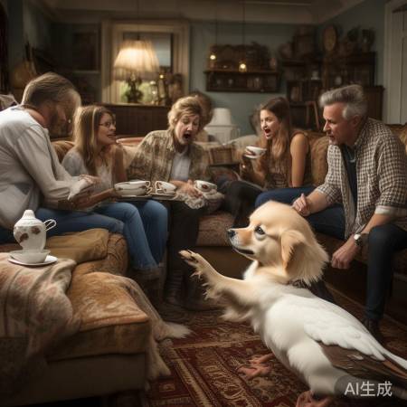 狗子英勇拦阻主人杀鹅，感人一幕引网友热议