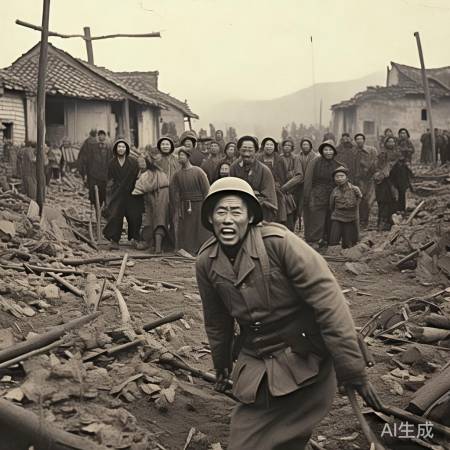 八路军首次公开活捉日军现场画面，震撼历史瞬间