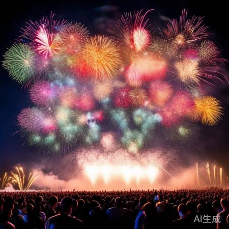 湖南浏阳六国焰火团队巅峰对决，燃情绽放！