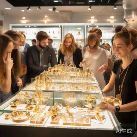 “黄金饰品市场回暖，年轻喜好度