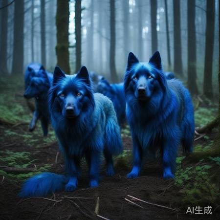 切尔诺贝利惊现神秘蓝色狗群，真相揭晓！