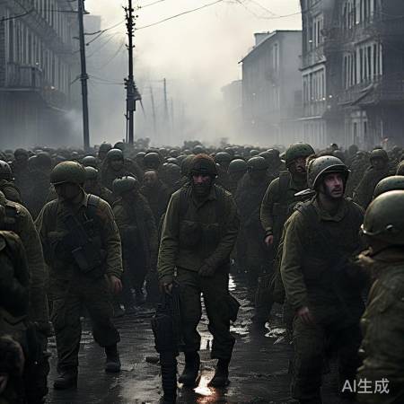 乌克兰红军城乌军被围5500人战况紧张