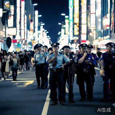 日本大规模警力出动，东京安全保卫行动启动