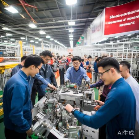 中国工厂待展示，中韩合作是机遇