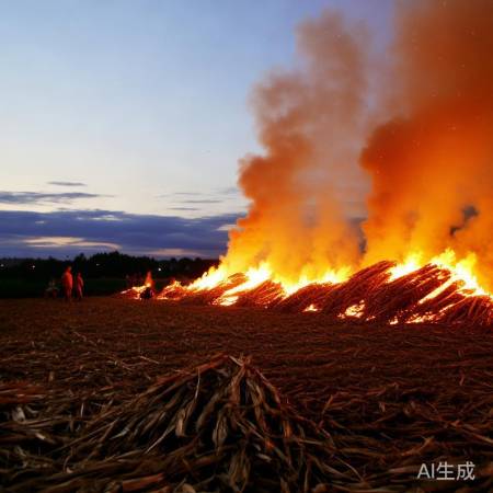 南昌因秸秆焚烧空气质量下降，市民出行纷纷戴口罩