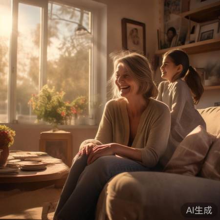 母女携手，共度美好时光