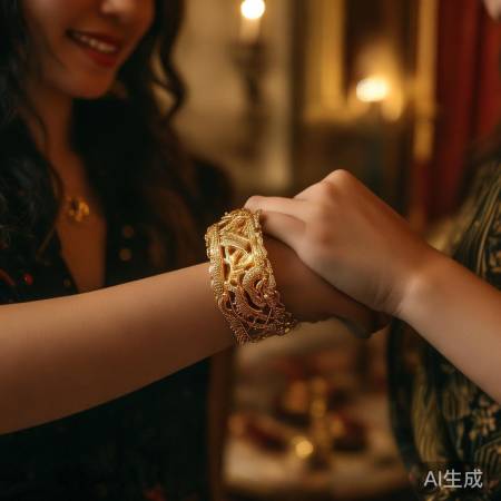 金龙凤镯引热议，姐妹情深贵重难