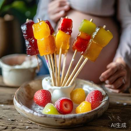 孕妈奶皮糖葫芦，适量享用。