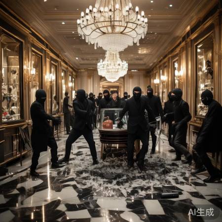 豪华酒店遭洗劫，财物损失惨重