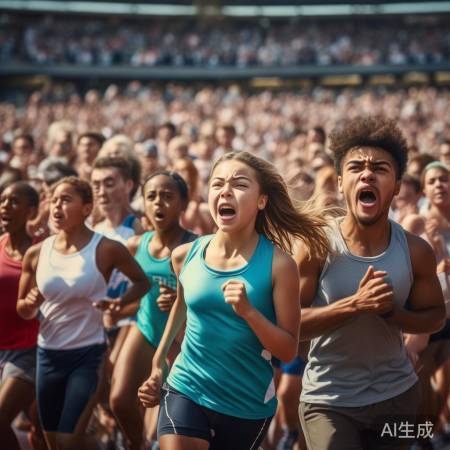 全运健儿，拼搏精神