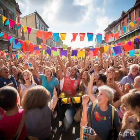 欢迎仪式热闹非凡