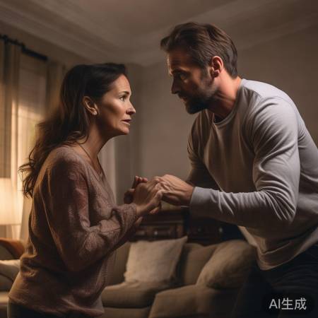 夫妻冷战突发意外，丈夫紧急搀扶妻子暖心瞬间