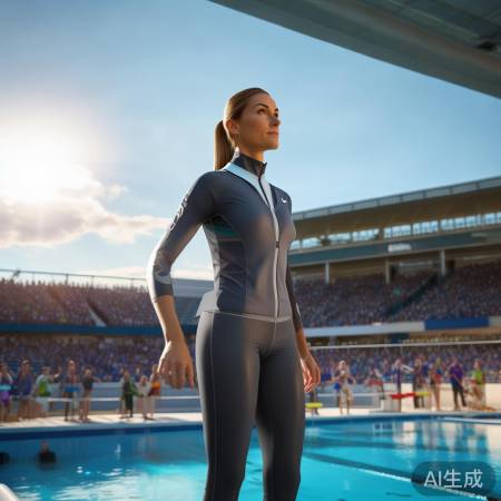 陈若琳教练全运会惊艳亮相，国家跳水队焦点关注