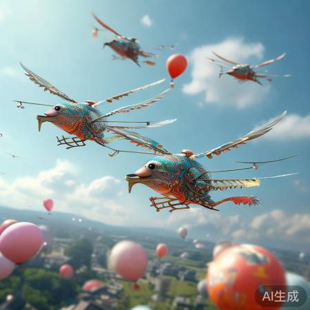 小鼠模仿神话飞上天