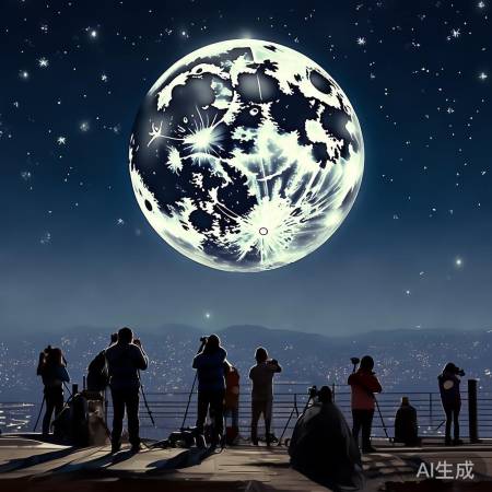 超级月亮高清大图：震撼视觉盛宴！