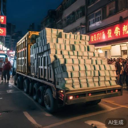 惠州街头惊现装满亿现金货车？真相令人震惊！