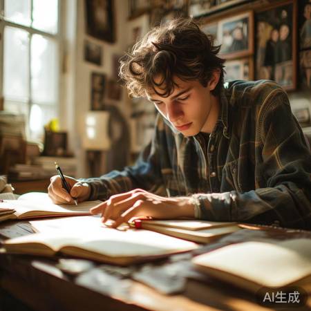 14岁男生作文成焦点：AI助手还是天赋异禀？