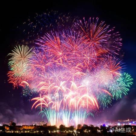 全运会开幕式烟花秀惊艳全场，视觉盛宴不容错过