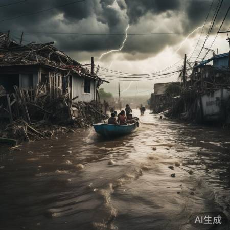 台风海鸥威力惊人