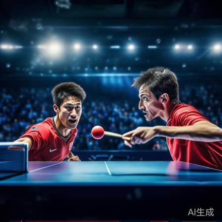 王楚钦三局险胜晋决赛