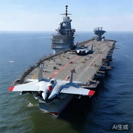 航母配备多型先进战斗机