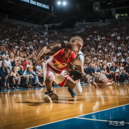 篮球恶意犯规，需保持冷静