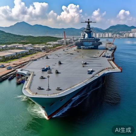三亚军港：航母理想驻港地