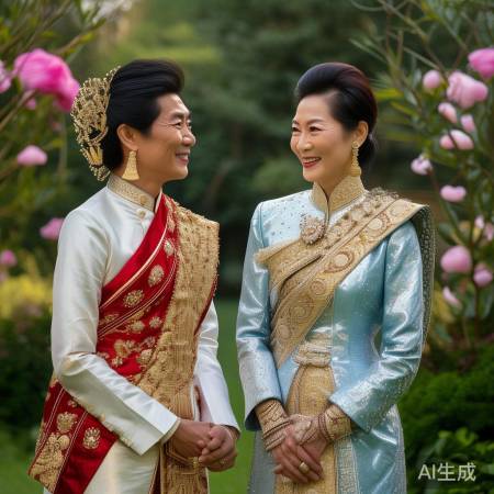 泰国国王王后访华，王毅外长热情迎接