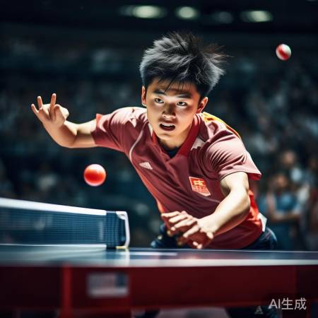乒乓球国手王楚钦，铸就辉煌