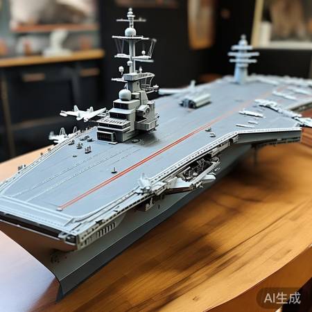 航母模型创意十足