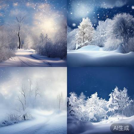 雪景多变，美得陶醉