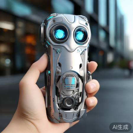 酷炫变色机器人手机