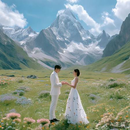 玉龙雪山婚礼，自然浪漫