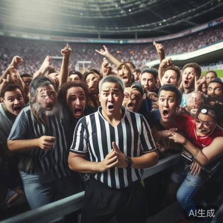 裁判失误鼓掌引发争议，执裁终止引关注