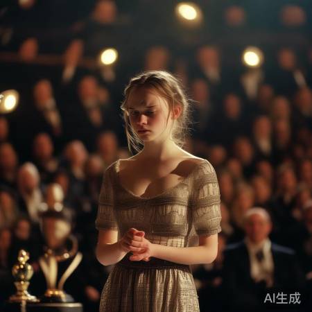 小芳颁奖紧张显不自信