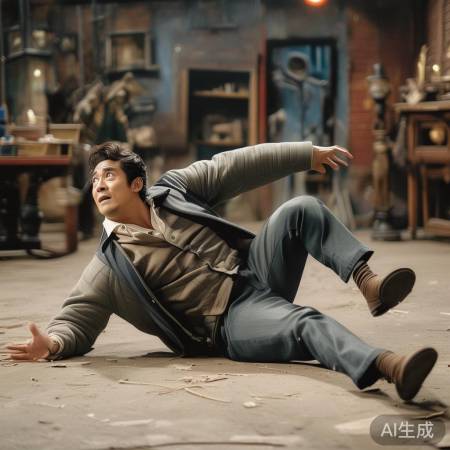 任达华70岁出席活动意外摔倒，现场情况引人关注