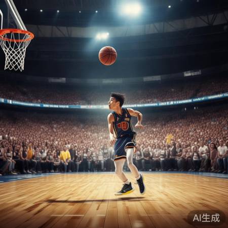 杨瀚森三分绝杀，球场沸腾