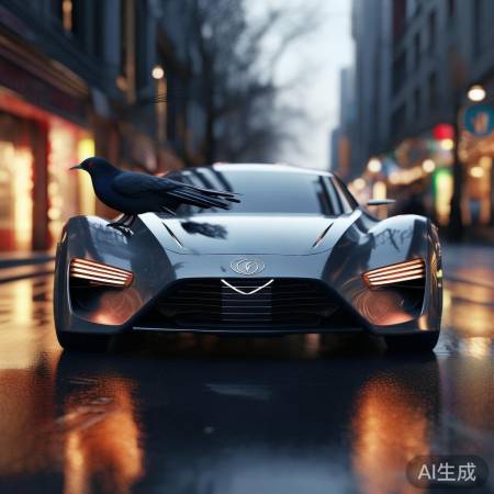 红旗车行驶中惊现神秘车标：鸽子落车头成亮点