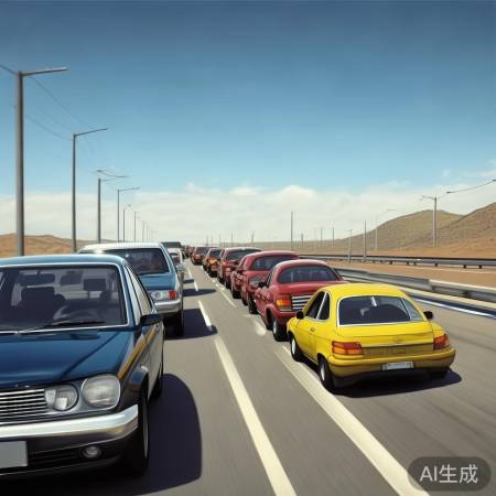 高速奇观：龟速车并排堵路现象解析