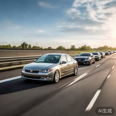 高速龟速车，摆渡停车场