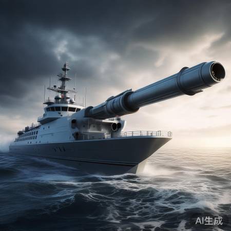 日本电磁炮实战：一炮击沉舰船，科技力量震撼军界！