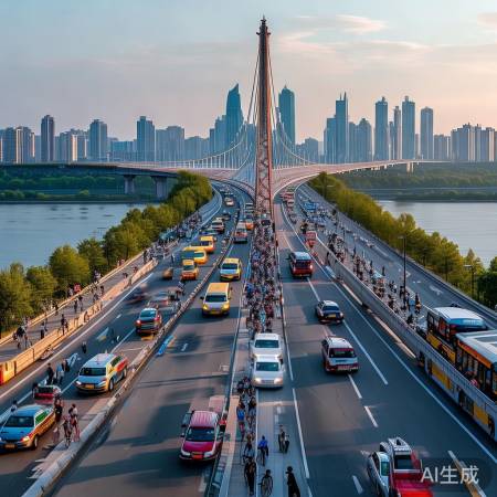 南京大桥缩短通行时间