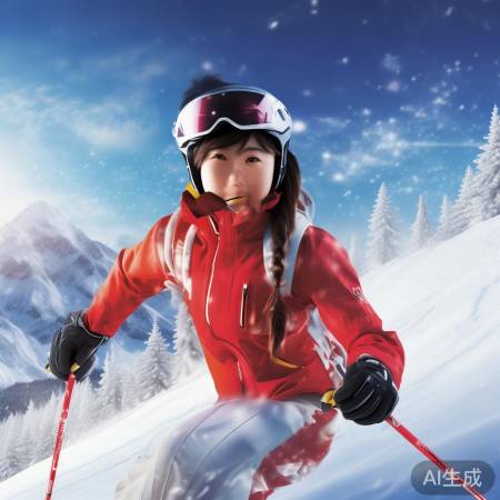 全红婵滑雪初体验：揭秘运动女神的冰雪奇缘