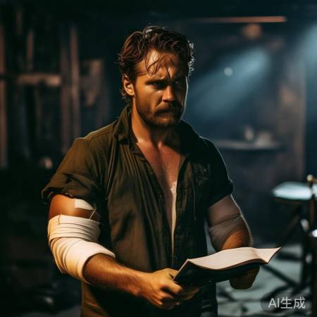 成毅拍戏意外坠地，头部触地引关注