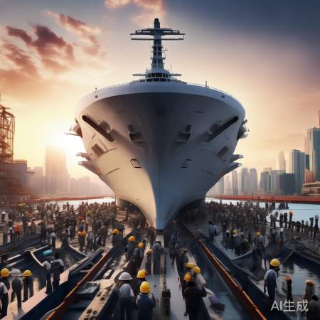 中国首艘核动力航母建造进展，国防部最新回应揭晓