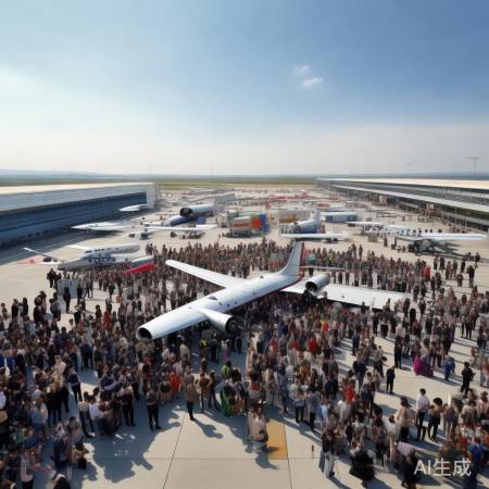 亚洲通航展盛况，宣传我国航空实