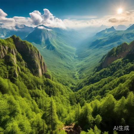 撒贝宁导游黄旗山风光