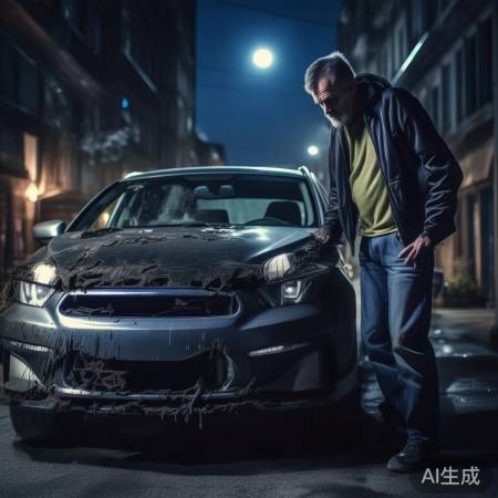 路边车被划监控难寻